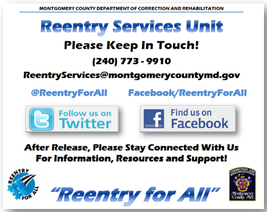 Reentry Services Contact Information
