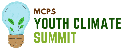 Logo de la cumbre climática juvenil de MCPS