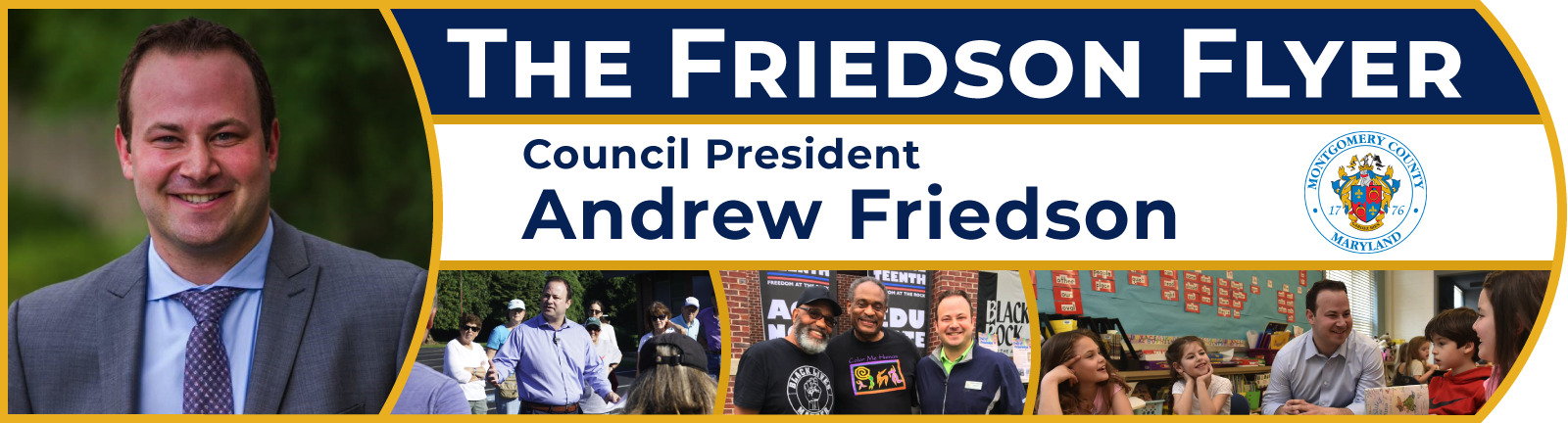 The Friedson Flyer - Council President Friedson’s newsletter banner image