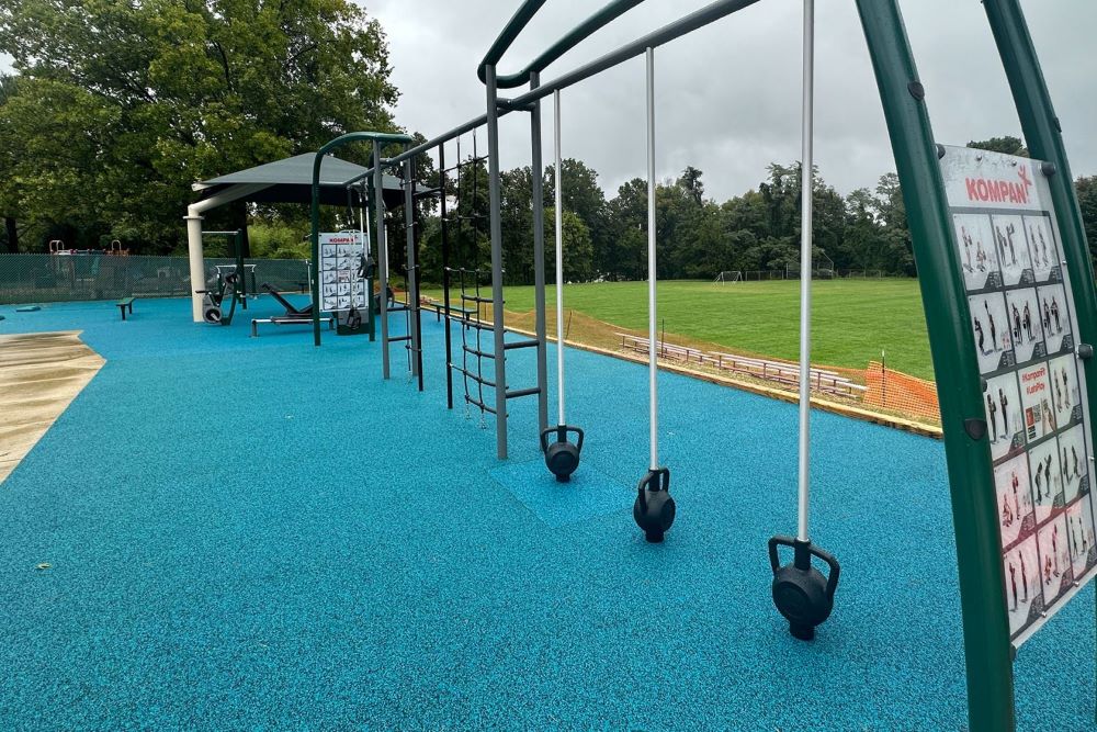 波托馬克（Potomac）社區中心的新健身公園。
