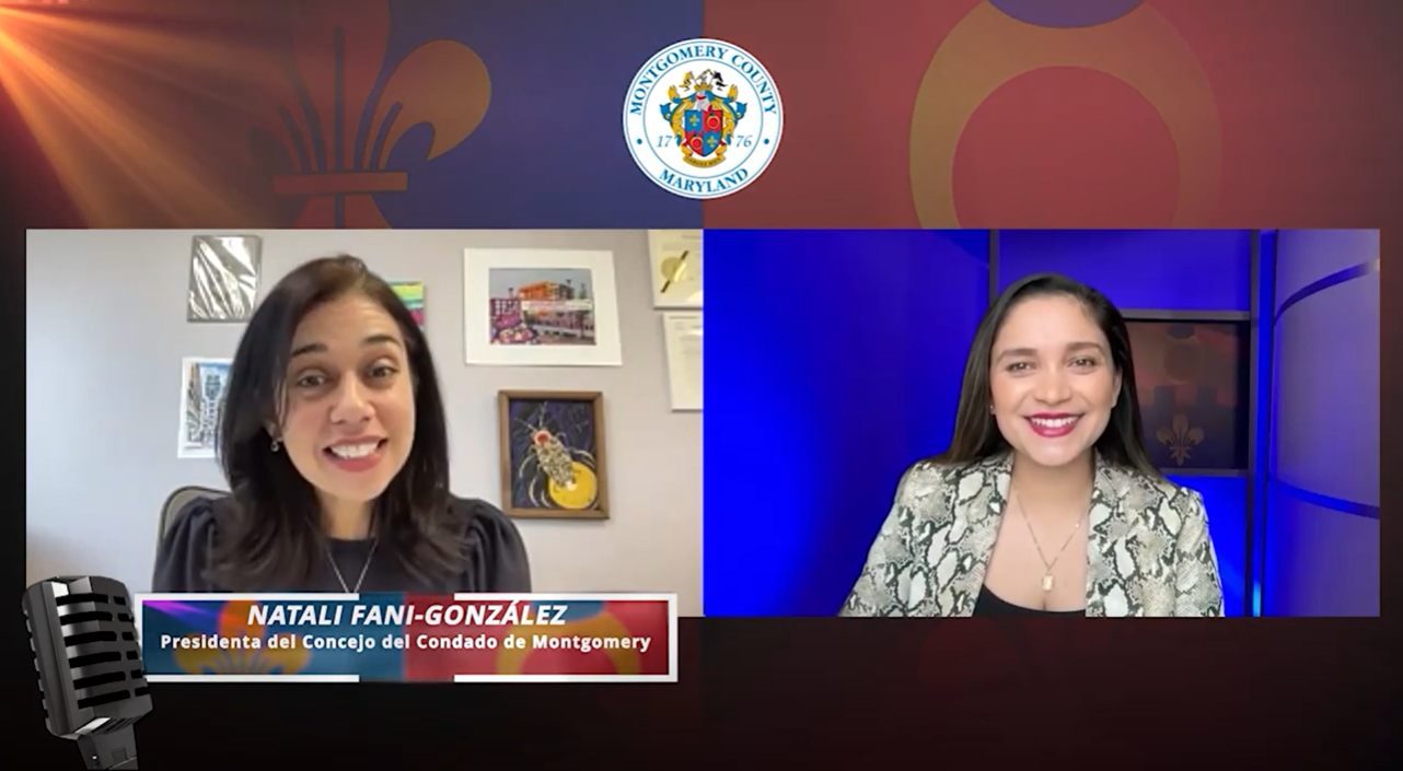 Presidenta del Concejo Fani-González participa en el programa En Sintonía con el Concejo, con la anfitriona Marcela Rodríguez en Zoom.