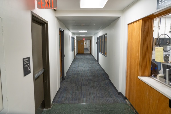 Hallway leading to the Davidson Memorial Hearing Room