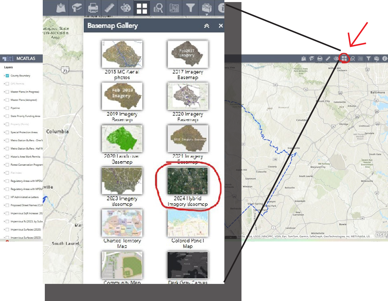 basemap information layers