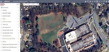 select layers and base layers on the MCAtlas map view