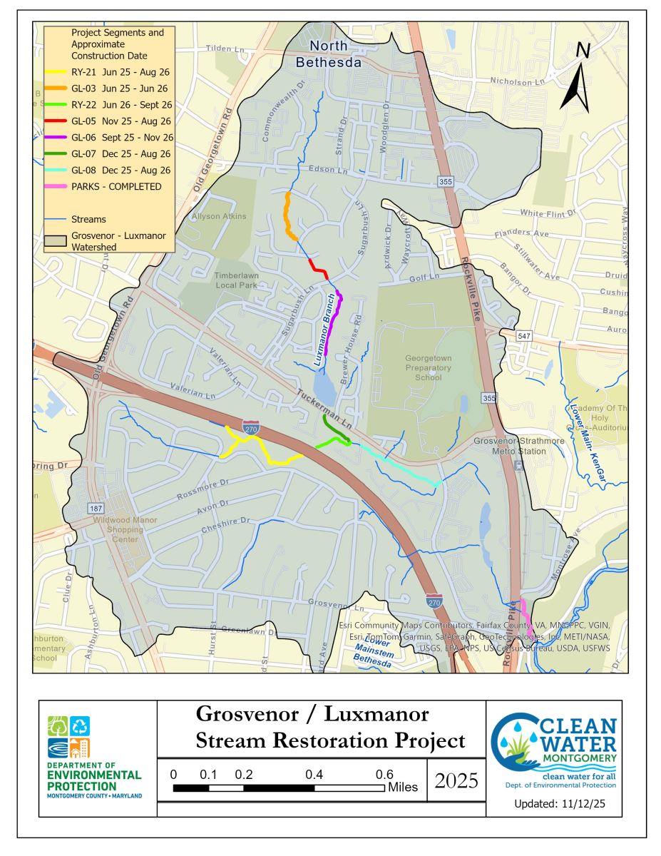 grosvenor luxmanor stream restoration map