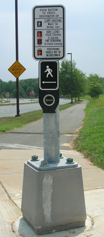 Pedestrian accessible signal