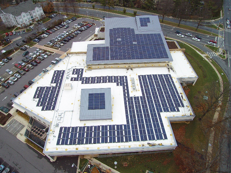Solar Panels at Gaithersburg Library