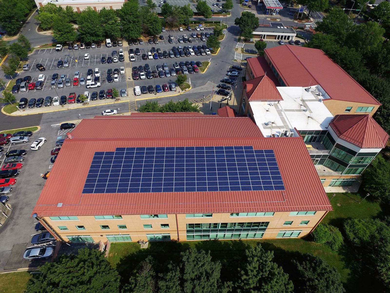 Solar Panels at Upcounty Regional Services Center