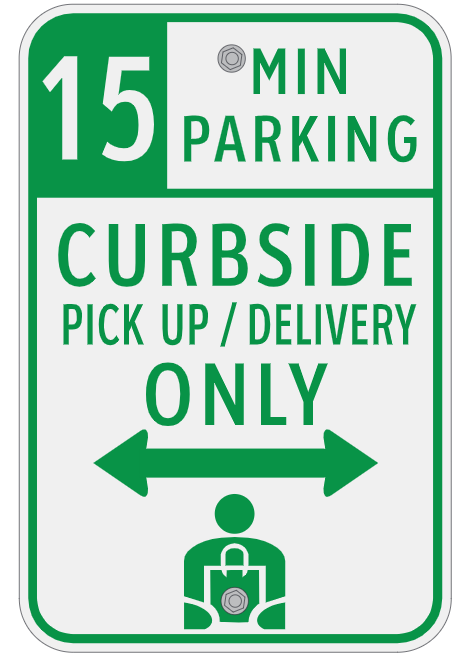 Curbside Pickup Zones