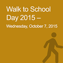 Walk to School Day 2015