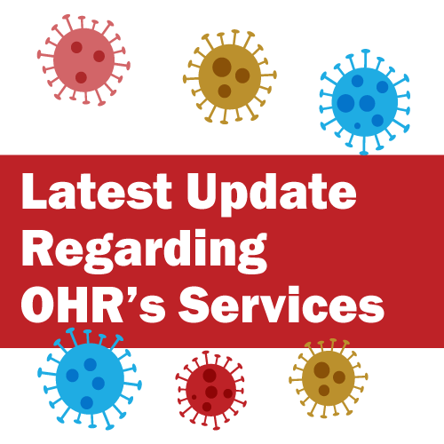 Text: OHR Service Modifications due to COVID-19