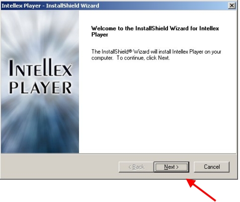 Intellex player step 2