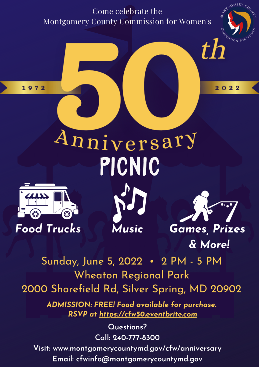 Montgomery county Commission for Women 50th anniversary picnic