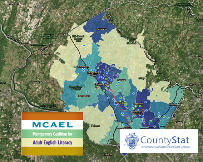 Adult English Literacy in Montgomery County, MD - A presentation of FY18 MCAEL network data