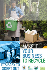 Image: Make It Your Business to Recycle. It's Easy to SORRT Out: English
