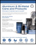 Image: Aluminum & Bimetal Cans and Products - Fact Sheet