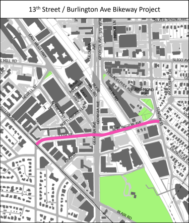 Bowie Mill Road Project Map