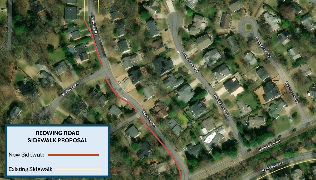 Redwing Road Area Map Section 1