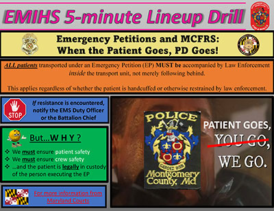 Thumbnail of Emergency Petitions and MCFRS document