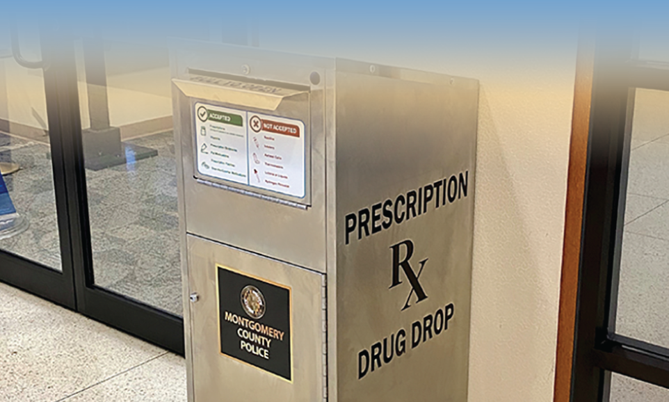 image of safe drug disposal box