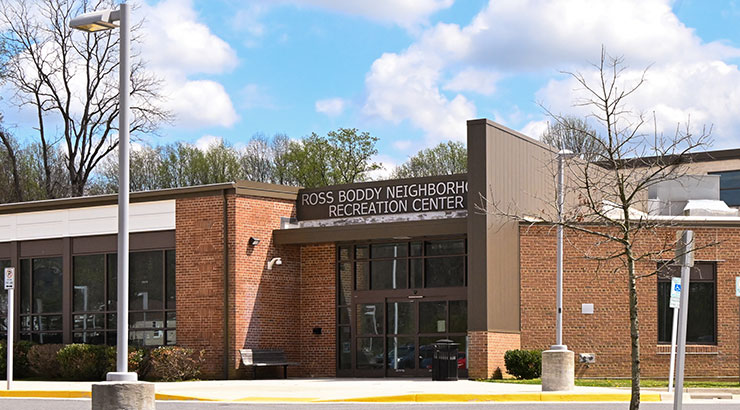 Entrance - Ross Boddy Community Recreation Center