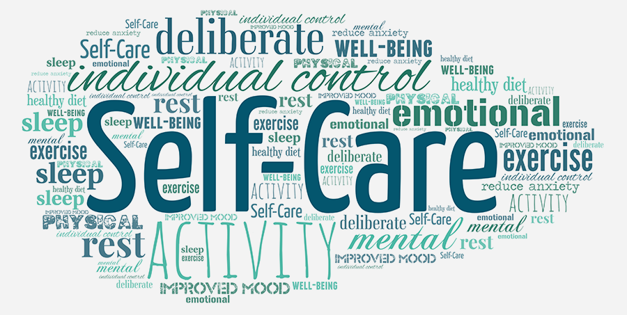 self care word cloud
