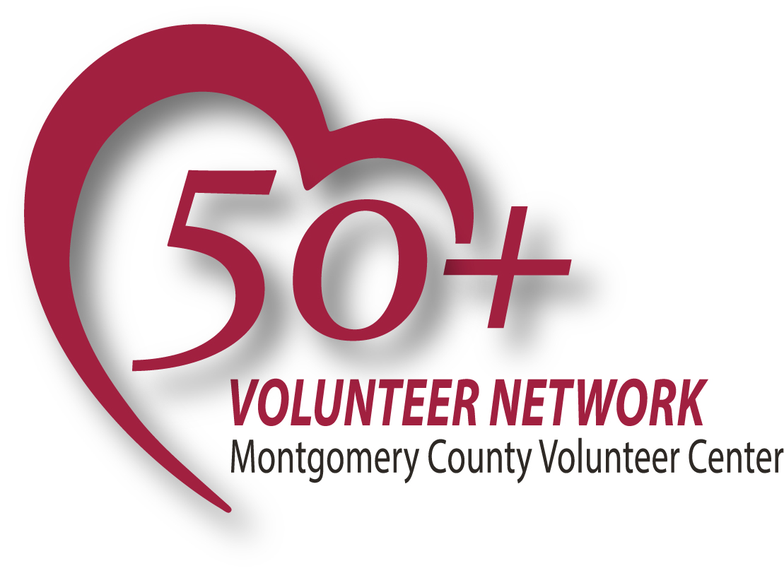 50+ volunteer logo.