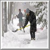 County safesidewalks photo of person shoveling snow.