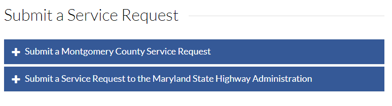 Submit a Service Request to the County or to the State